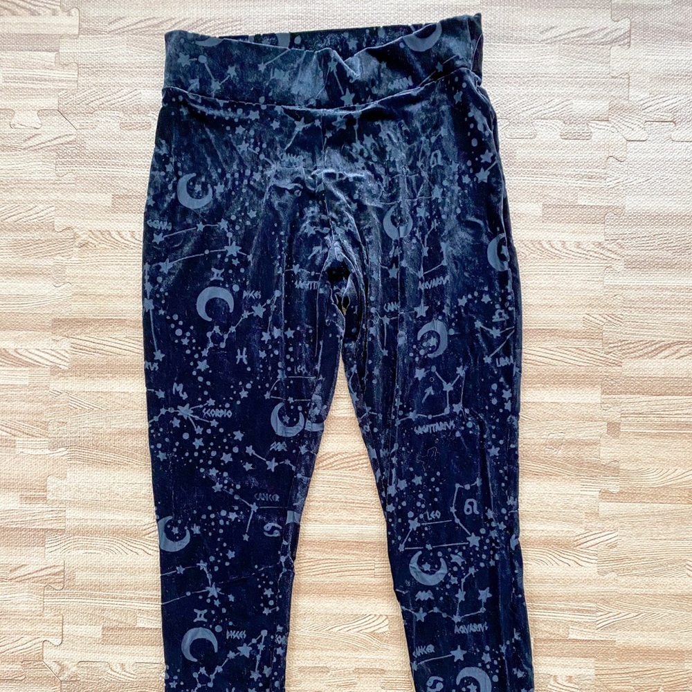Killstar velvet astrology leggings